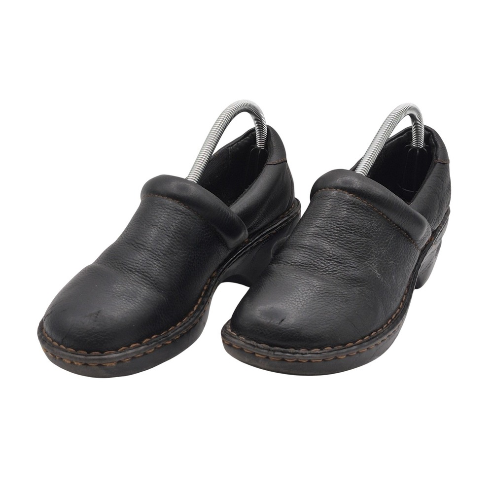b.o.c Born Shoes Womens Size 10 Leather Comfort Loafers Slip On Clogs BC3483